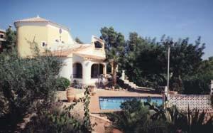 Kleine Villa in Altea - La Vella, ca. 200 qm, ca. 2000 m vom Meer, f�r maximal 6 Personen